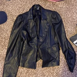 INC leather jacket